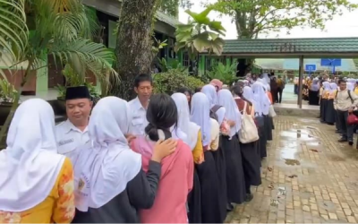 SMAN 1 Satui Menggelar Halal bi Halal untuk Mempererat Silaturahmi Menjelang Ramadhan